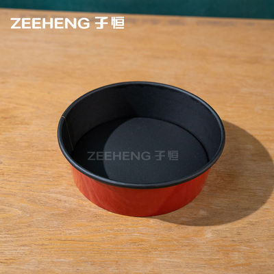 이벤트 및 파티 계획을 위한 새로운 빨간색 검은색 종이 그릇