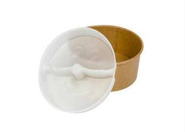 어울리는 뚜껑, 500 Ml를 가진 주문 Kraft에 의하여 재생되는 서류상 그릇 16 Oz 서류상 그릇